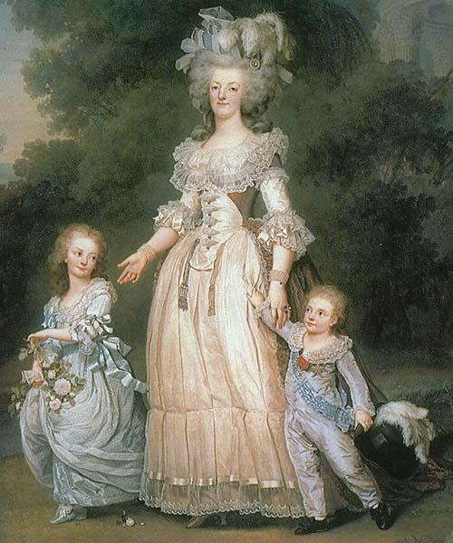 unknow artist Marie Antoinette with her children